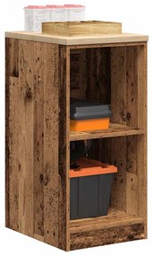 vidaXL Armário de arrumação de garagem Madeira Velha 40x51x85 cm