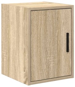 Armários de garagem 2pcs derivados de madeira carvalho sonoma