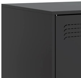 Móvel de TV 99x39x44 aço preto