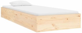 Estrutura cama pequena solteiro 75x190 cm madeira maciça