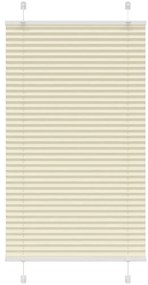 Creme Plissada Cega 80x100 cm Largura Tecido 79,4 cm Poliéster
