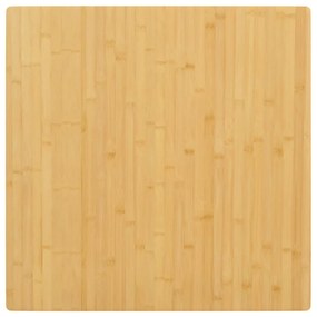 352701 vidaXL Tampo de mesa 70x70x2,5 cm bambu