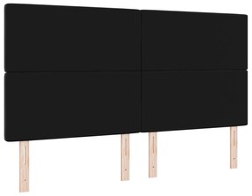 Cabeceira Botão de Cristal Tufted Preta 180 cm Veludo