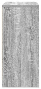 Aparador 85x34x76 cm derivados de madeira cinzento sonoma
