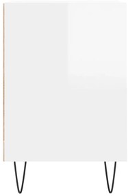 Móvel para TV 100x35x55 cm derivados madeira branco brilhante