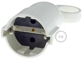 Schuko comfort 16A 250V White socket with ring