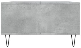 Mesa de centro 104x60x35cm derivados de madeira cinzento sonoma