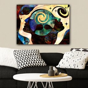 Pintura Decorativa em Tela 1005982012_70100 – Multicolor – 70 x 100 cm