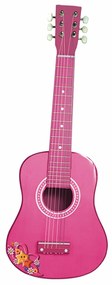 Guitarra Infantil Reig Cor de Rosa Madeira