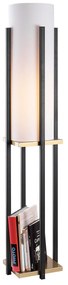 Candeeiro de Pé 7129 – Preto e Dourado – 25 x 25 x 130 cm