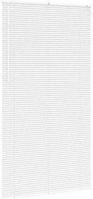 Persiana de Janela com cortinas Outros Manual Branco 80 x 130 cm Alumí
