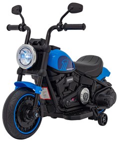 Mota elétrica para crianças 6V, Chopper FASTER, 2 a 5 anos Azul