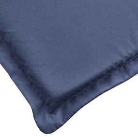 Almofadão para cadeira de terraço tecido oxford azul-marinho