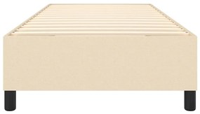 Estrutura de cama sem colchão 80x200 cm creme