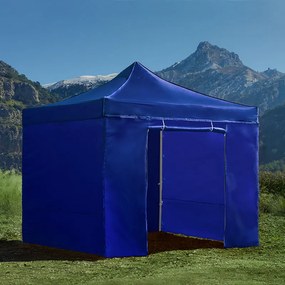Tenda Jardim Para Festas, Feiras, Eventos 2x2 Line (Kit Completo) Azul