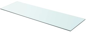 vidaXL Prateleira de vidro 90x30 cm transparente