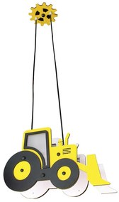 Yellow Tractor Pendant Light Nursery