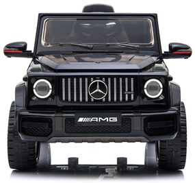 Carro elétrico para Crianças Mercedes G Novo com licença original, bateria, portas que abrem, assento único, motor 2 x, bateria 12 V, controle remoto