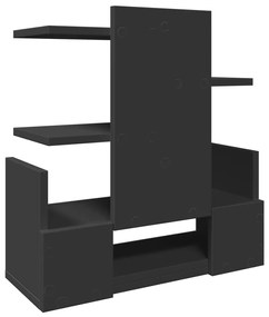Organizador de secretária 49x20x52,5 cm derivados madeira preto