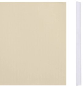 Painel de privacidade para jardim 70x0,19 m PVC creme