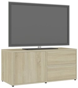 Móvel de TV 80x34x36 cm derivados de madeira carvalho sonoma