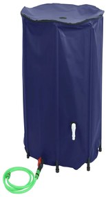 Depósito de água dobrável com torneira 380 L PVC