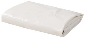 144909 vidaXL Lona 650 g/m² 1,5x10 m branco