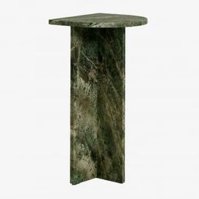 Mesa Auxiliar Em Pedra Natural Corwel Mármore Verde Forest - Sklum