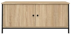 Móvel TV c/ portas 102x35x45cm deriv. madeira carvalho sonoma