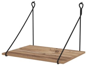 Secretária de Estudo Tuna – Nogueira e Preto – 70x50x50 cm