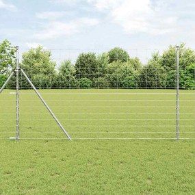 Cerca de Campo 1,4x25 m em Aço Galvanizado