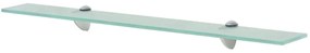 Prateleira flutuante vidro 70x10 cm 8 mm