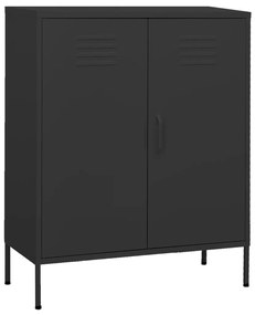vidaXL Armário de arrumação aço 80x35x101,5 cm antracite