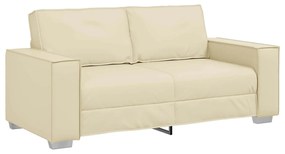 vidaXL Sofá Creme 180 x 80 x 84 cm tecido