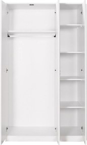 Roupeiro "Victoria" – Branco – 103 x 185 x 52 cm – Design Clássico