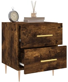 Mesa cabeceira 40x35x47,5 cm derivados madeira carvalho fumado