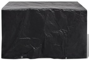 Capas para mobiliário de jardim 2 pcs 8 ilhós 140x70x90 cm