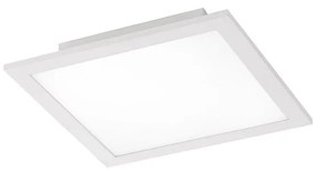 Candeeiro de teto branco 30 cm incl. LED com controle remoto - Orch Moderno
