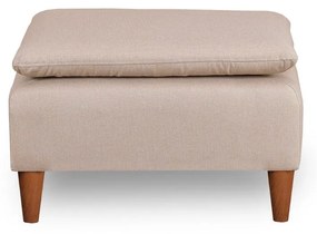 Tuffet Lungo – Cream – 75 cm x 46 cm x 75 cm