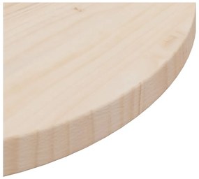 Tampo de mesa pinho maciço Ø50x2,5 cm
