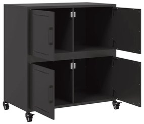 Aparador 68x39x72 cm aço preto