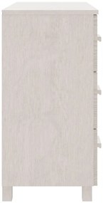 Aparador HAMAR 90x40x80 cm pinho maciço branco