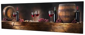 Pintura Decorativa em Tela PC010 – Multicolor – 30 x 80 cm