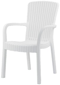 Conjunto de 4 Cadeiras de Jardim ARUBA – Empilháveis – Polipropileno B