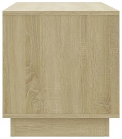 Móvel p/ TV derivados de madeira 102x41x44 cm carvalho sonoma