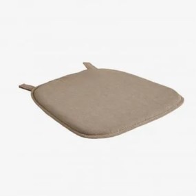 Almofada Para Banco Gouda Tecido Castanho Moca - Sklum