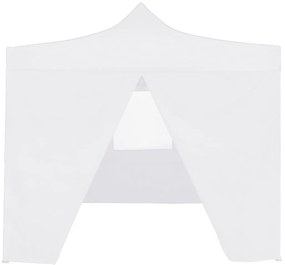 Tenda dobrável profissional festas 4 paredes 3x3m aço branco