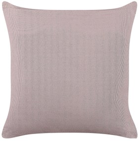 Almofada decorativa em veludo rosa 45 x 45 cm SILYBUM Beliani