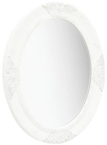 Espelho de parede estilo barroco 50x60 cm branco