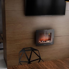 Lareira elétrica ReadyWarm 2600 Curved Flames potência de 2000 W. Duas intensidades 1000 W e 2000 W. Comando a distância